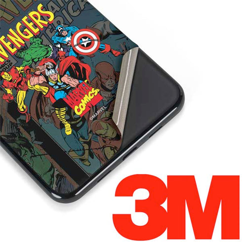 Marvel Classic Comics Avengers Assemble Google Pixel 3a Skin
